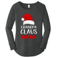 Grandpa Claus Christmas Papa Santa, Cute Christmas, Funny Christmas, Papa Claus Women's Perfect Tri Tunic Long Sleeve Shirt