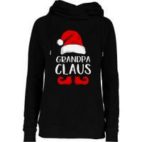 Grandpa Claus Christmas Papa Santa, Cute Christmas, Funny Christmas, Papa Claus Womens Funnel Neck Pullover Hood