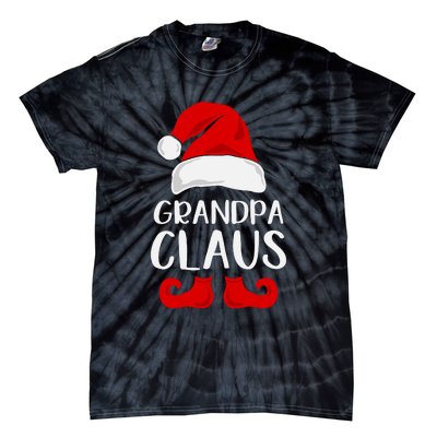 Grandpa Claus Christmas Papa Santa, Cute Christmas, Funny Christmas, Papa Claus Tie-Dye T-Shirt