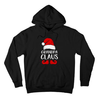 Grandpa Claus Christmas Papa Santa, Cute Christmas, Funny Christmas, Papa Claus Tall Hoodie