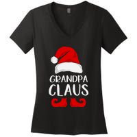 Grandpa Claus Christmas Papa Santa, Cute Christmas, Funny Christmas, Papa Claus Women's V-Neck T-Shirt