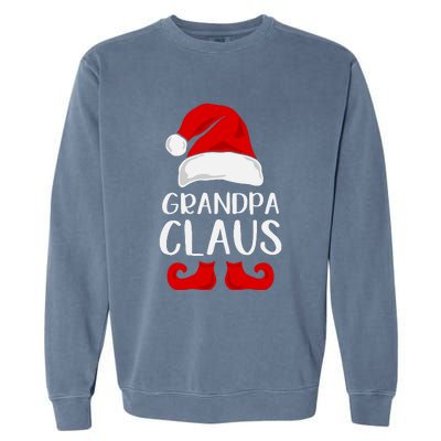 Grandpa Claus Christmas Papa Santa, Cute Christmas, Funny Christmas, Papa Claus Garment-Dyed Sweatshirt