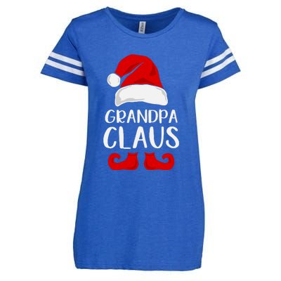 Grandpa Claus Christmas Papa Santa, Cute Christmas, Funny Christmas, Papa Claus Enza Ladies Jersey Football T-Shirt