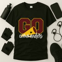 Go Cheer Commanders Design T-Shirt