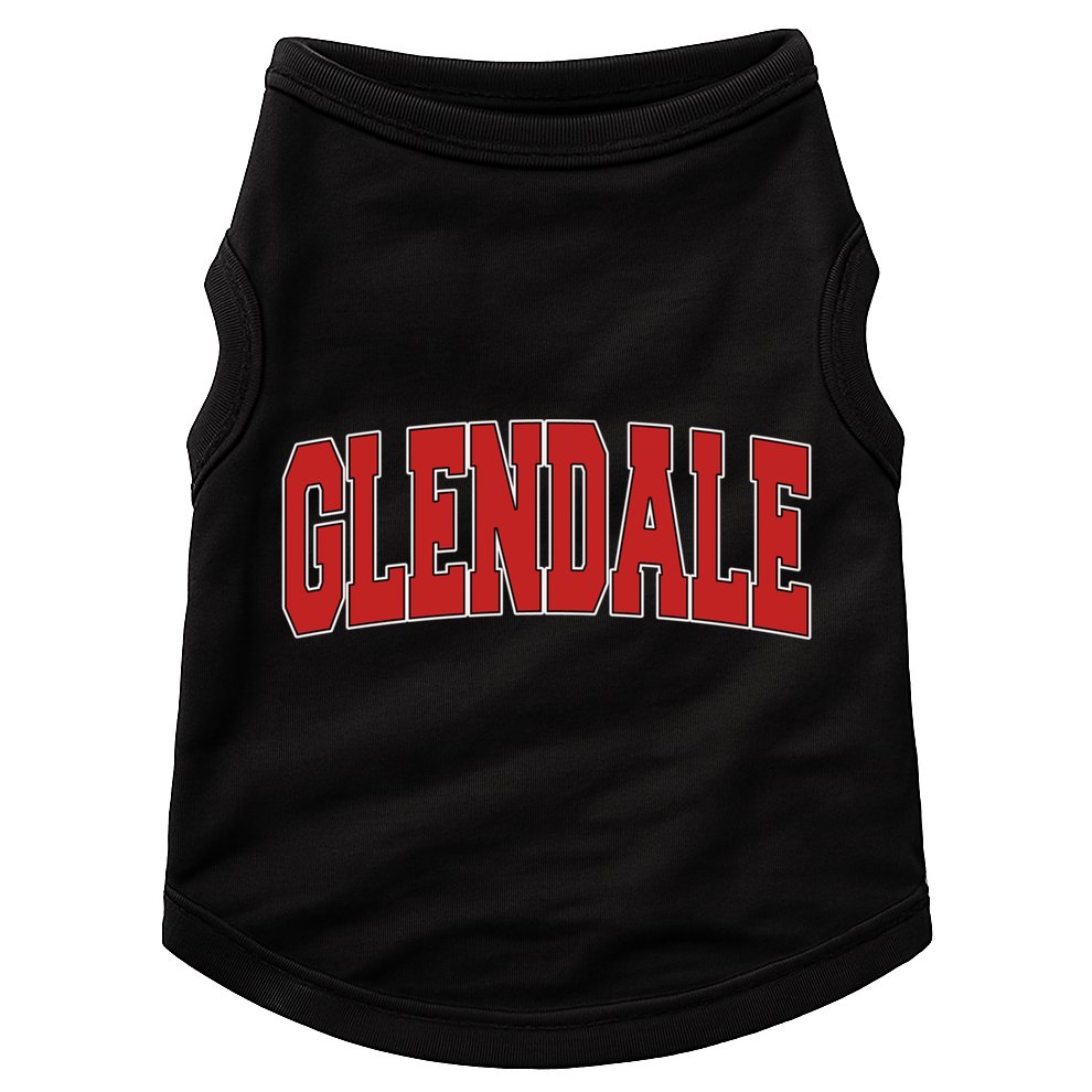 Glendale Ca California Varsity Style Usa Vintage Sports Cute Gift Doggie Tank