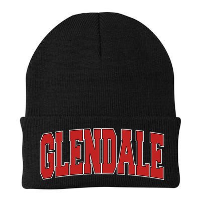 Glendale Ca California Varsity Style Usa Vintage Sports Cute Gift Beanie
