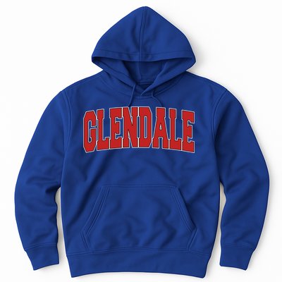 Glendale Ca California Varsity Style Usa Vintage Sports Cute Gift Hoodie