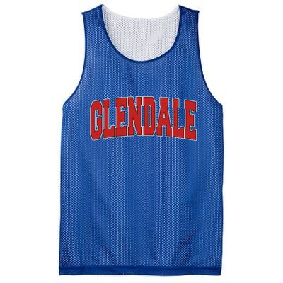 Glendale Ca California Varsity Style Usa Vintage Sports Cute Gift Mesh Reversible Basketball Jersey Tank