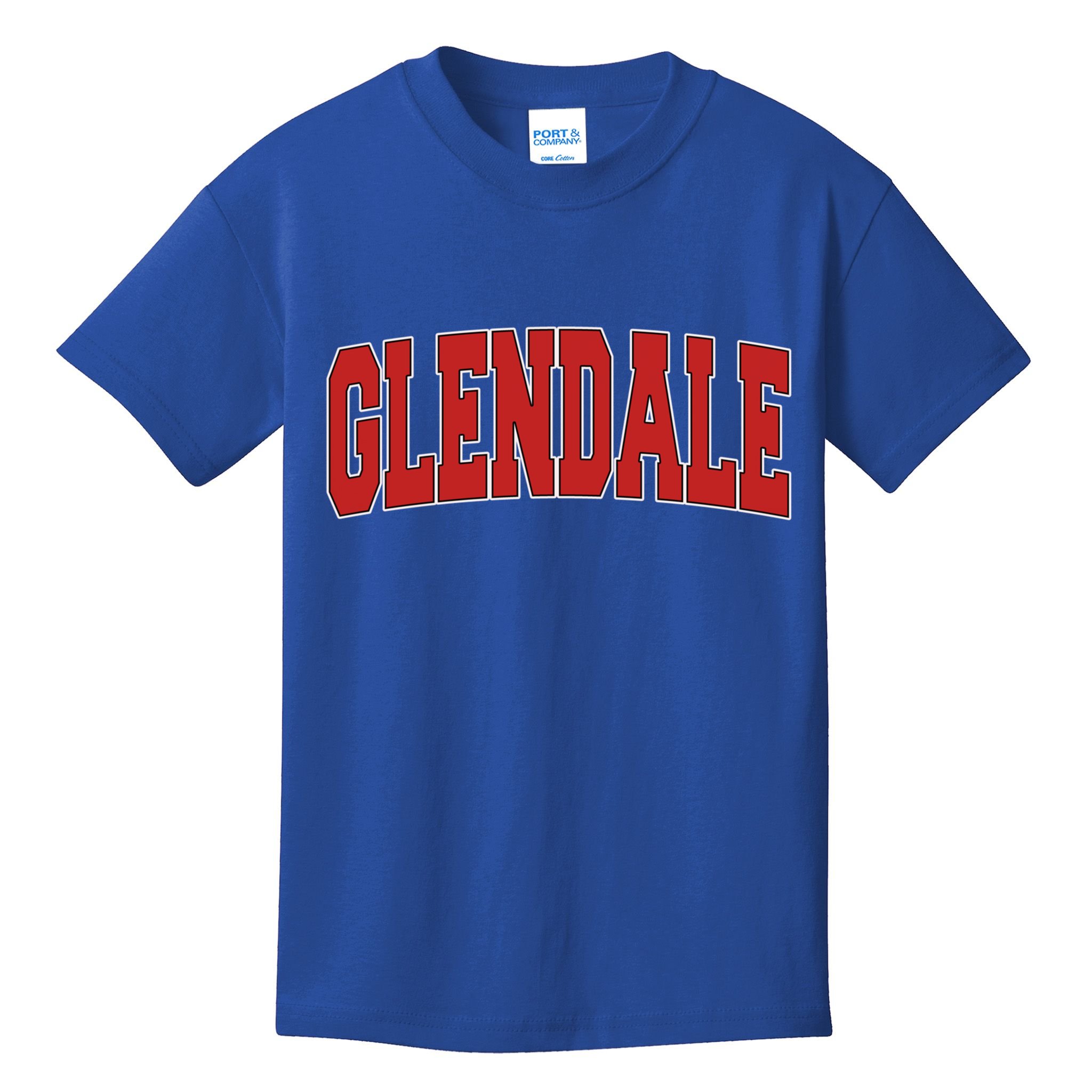 Glendale Ca California Varsity Style Usa Vintage Sports Cute Gift Kids T-Shirt