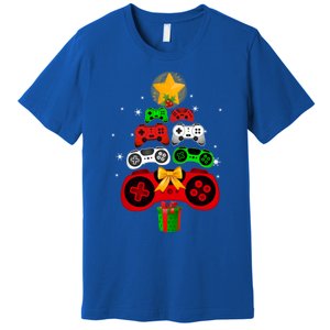 Gaming Controller Christmas Tree Decorations Gamers Xmas Pjs Gift Premium T-Shirt