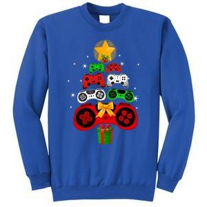 Gaming Controller Christmas Tree Decorations Gamers Xmas Pjs Gift Tall Sweatshirt