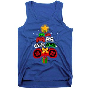 Gaming Controller Christmas Tree Decorations Gamers Xmas Pjs Gift Tank Top