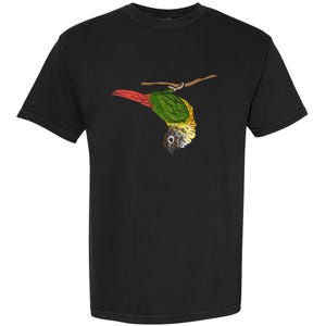 Green Cheek Conure Parrot Bird Conure Garment-Dyed Heavyweight T-Shirt