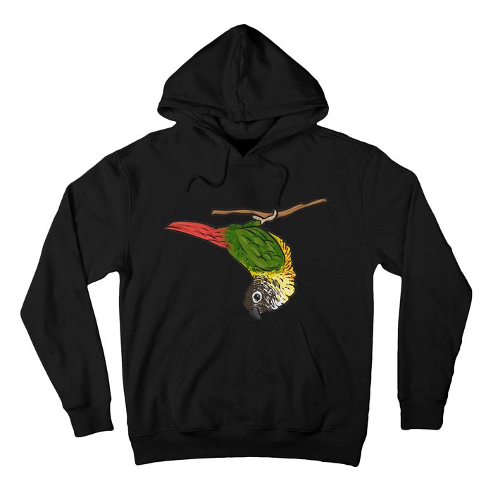 Green Cheek Conure Parrot Bird Conure Hoodie