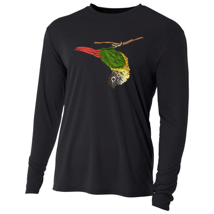 Green Cheek Conure Parrot Bird Conure Cooling Performance Long Sleeve Crew