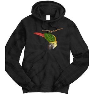 Green Cheek Conure Parrot Bird Conure Tie Dye Hoodie