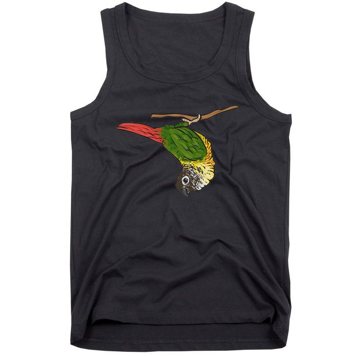 Green Cheek Conure Parrot Bird Conure Tank Top