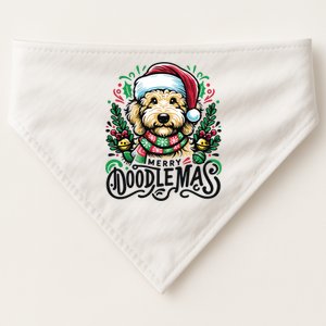 Goldendoodle Christmas Cute Doodle Dog Gift USA-Made Doggie Bandana