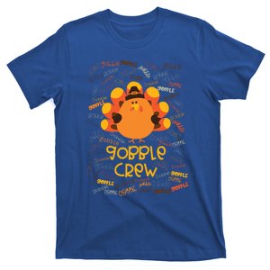 Gobble Crew Cute Fat Turkey Crew Squad Gift T-Shirt