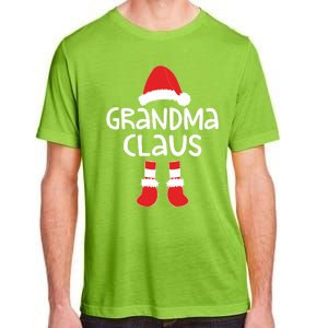 Grandma Claus Cute Gift Matching Christmas Costume Funny Gift Cool Gift Adult ChromaSoft Performance T-Shirt