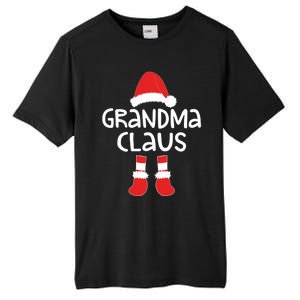 Grandma Claus Cute Gift Matching Christmas Costume Funny Gift Cool Gift Tall Fusion ChromaSoft Performance T-Shirt