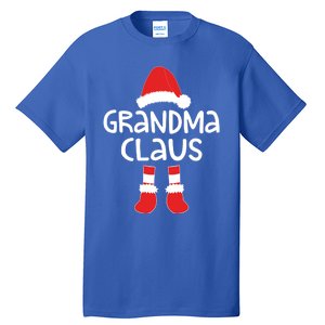 Grandma Claus Cute Gift Matching Christmas Costume Funny Gift Cool Gift Tall T-Shirt