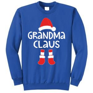 Grandma Claus Cute Gift Matching Christmas Costume Funny Gift Cool Gift Tall Sweatshirt