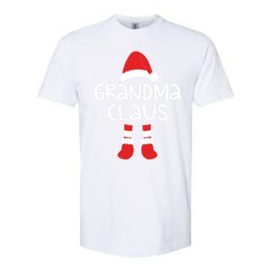 Grandma Claus Cute Gift Matching Christmas Costume Funny Gift Cool Gift Softstyle CVC T-Shirt