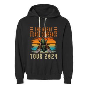 Great Cicada Comeback 2024 Garment-Dyed Fleece Hoodie