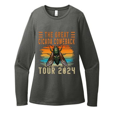 Great Cicada Comeback 2024 Womens CVC Long Sleeve Shirt