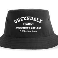 Greendale Community College E Pluribus Anus Gift Sustainable Bucket Hat