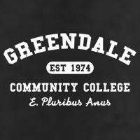 Greendale Community College E Pluribus Anus Gift Adult Drive Performance Visor