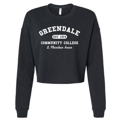 Greendale Community College E Pluribus Anus Gift Cropped Pullover Crew