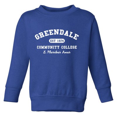 Greendale Community College E Pluribus Anus Gift Toddler Sweatshirt