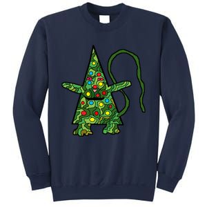 Green Christmas Cat For Holidays Sweatshirt