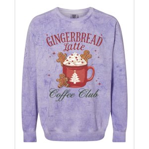 Gingerbread Coffee Christmas Holiday Season Xmas Gift Colorblast Crewneck Sweatshirt