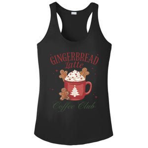 Gingerbread Coffee Christmas Holiday Season Xmas Gift Ladies PosiCharge Competitor Racerback Tank