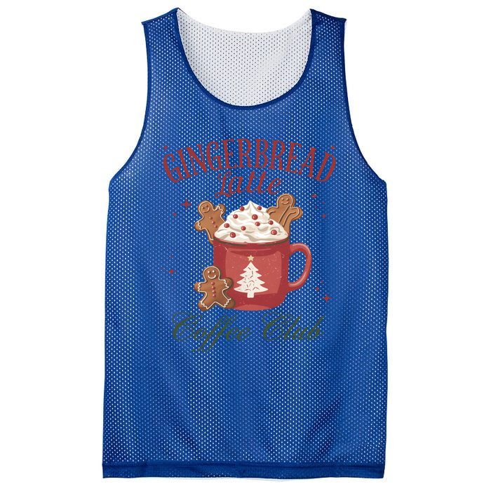 Gingerbread Coffee Christmas Holiday Season Xmas Gift Mesh Reversible Basketball Jersey Tank