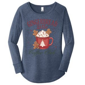 Gingerbread Coffee Christmas Holiday Season Xmas Gift Women's Perfect Tri Tunic Long Sleeve Shirt