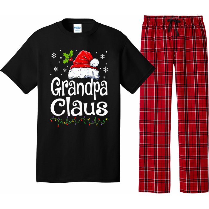 Grandpa Claus Christmas Lights Pajama Family Matching Pajama Set