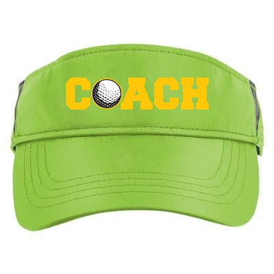 Golf Coach Cute Gift Adult Drive Performance Visor