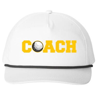 Golf Coach Cute Gift Snapback Five-Panel Rope Hat