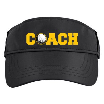 Golf Coach Cute Gift Adult Drive Performance Visor