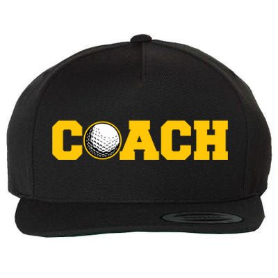 Golf Coach Cute Gift Wool Snapback Cap