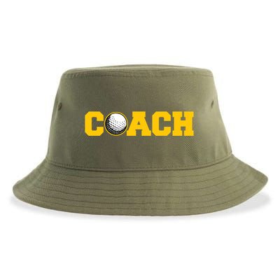 Golf Coach Cute Gift Sustainable Bucket Hat