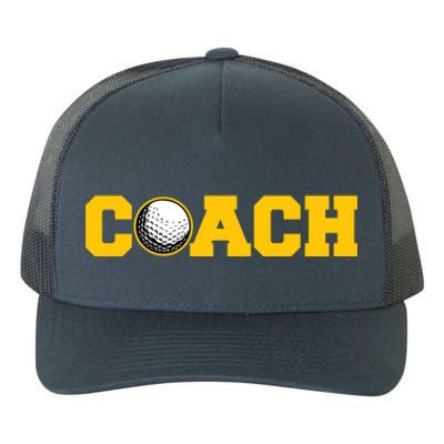 Golf Coach Cute Gift Yupoong Adult 5-Panel Trucker Hat