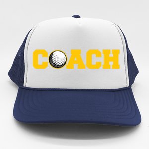 Golf Coach Cute Gift Trucker Hat