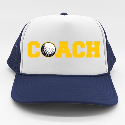 Golf Coach Cute Gift Trucker Hat