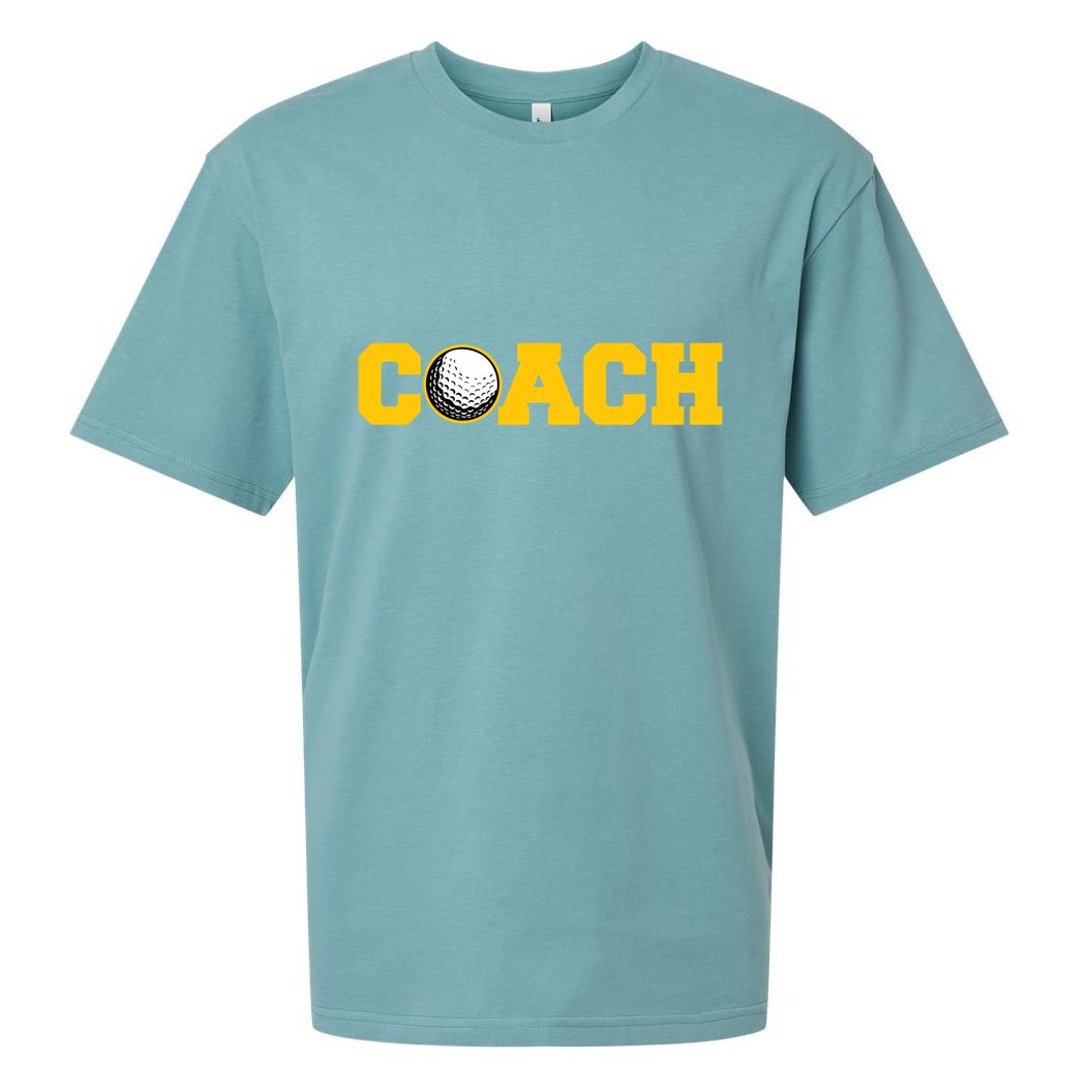 Golf Coach Cute Gift Sueded Cloud Jersey T-Shirt