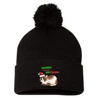 Grumpy Christmas Cat | Have Yourself A Grumpy Little Christmas Pom Pom 12in Knit Beanie